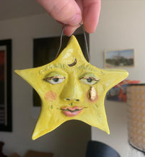 Load image into Gallery viewer, Star Boy Wall Hanger with 14k Gold
