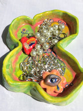 Load image into Gallery viewer, Ceramic Butterfly Jewelry Dish