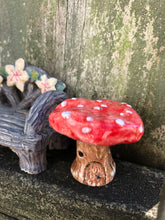 Load image into Gallery viewer, Ceramic Fairy Mushroom House