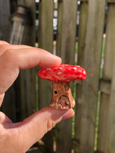 Load image into Gallery viewer, Ceramic Fairy Mushroom House