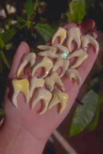 Load image into Gallery viewer, Ceramic Teeth Charms (for necklaces, earrings, etc.)
