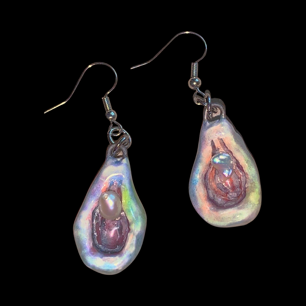 Mini Oyster Earrings; Made to Order