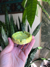 Load image into Gallery viewer, Mint Leaf Ceramic Ashtray
